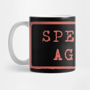 Vintage Inspired Special Agent Stamp Fashion Mug